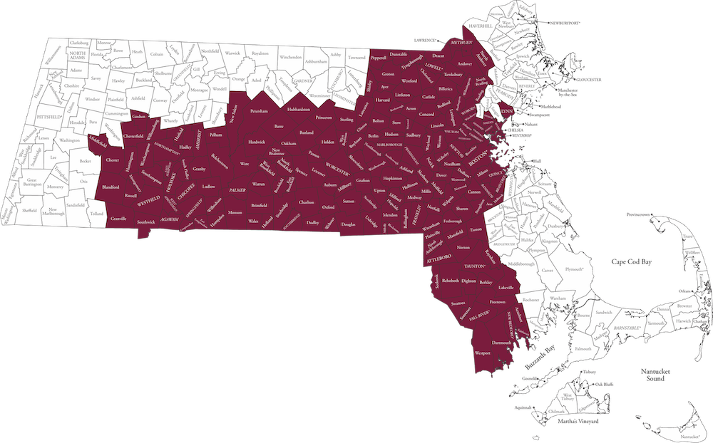 Quality Beverage-Territory Map
